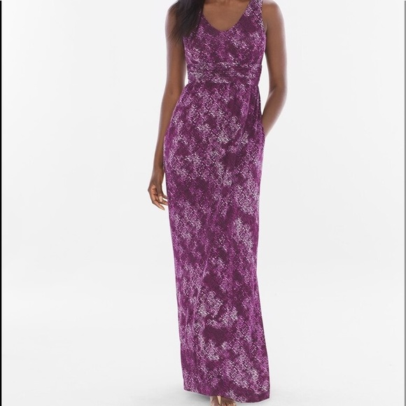 Soma Dresses & Skirts - Soma Goddess Maxi Textured Wave Henna Dress